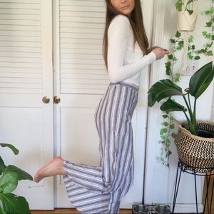 Cali 1850 Striped Palazzo Pants